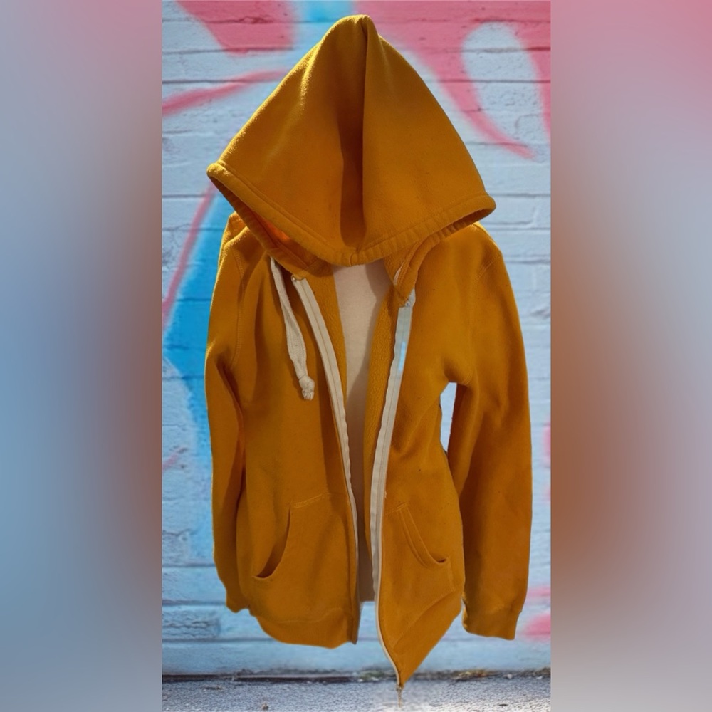 Love Nation Mustard Yellow Hoodie Jacket